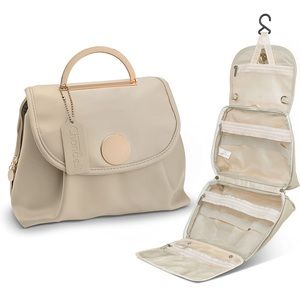 CHANDELLI toiletry bag hanging , cream nwt and bag